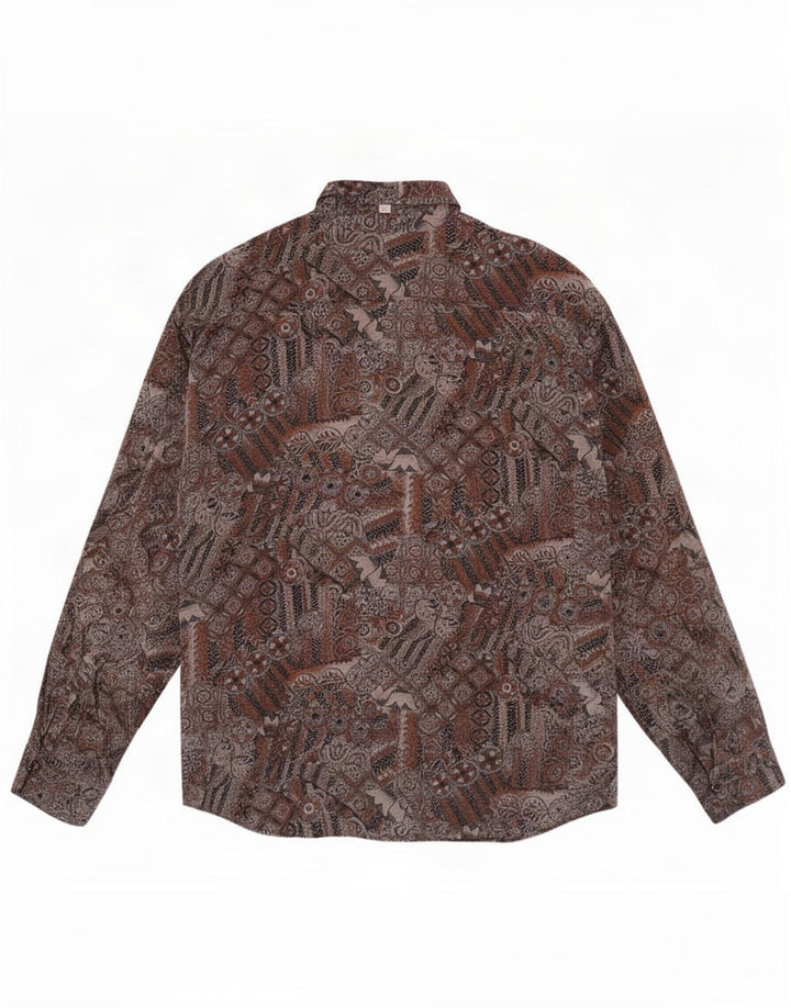 Camicia Uomo Columbus Large In Viscosa Floreale Multicolore