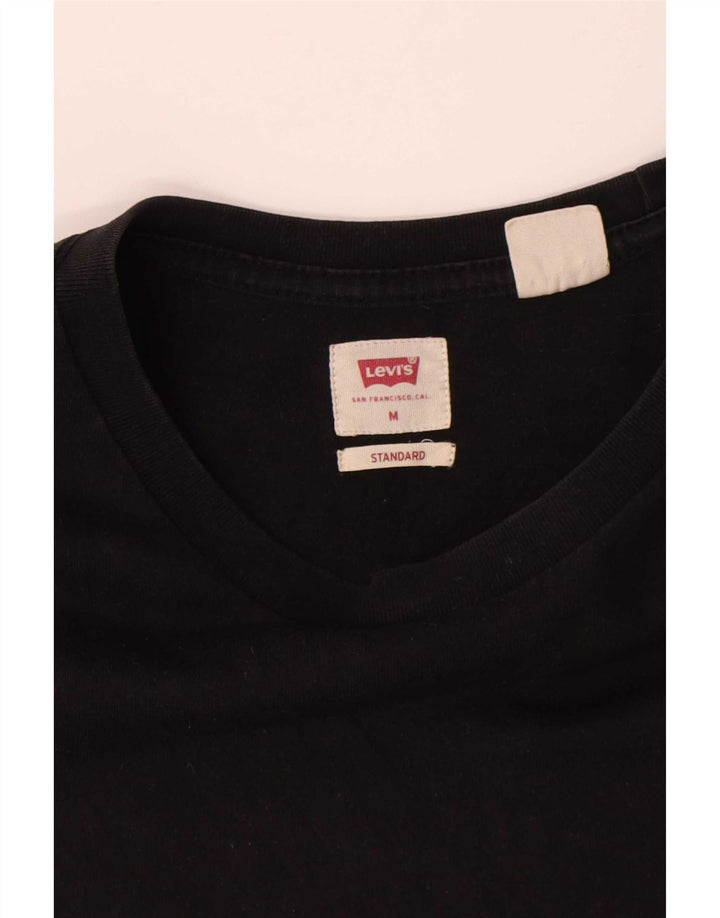 T-shirt standard da uomo Levi's Top in cotone nero medio