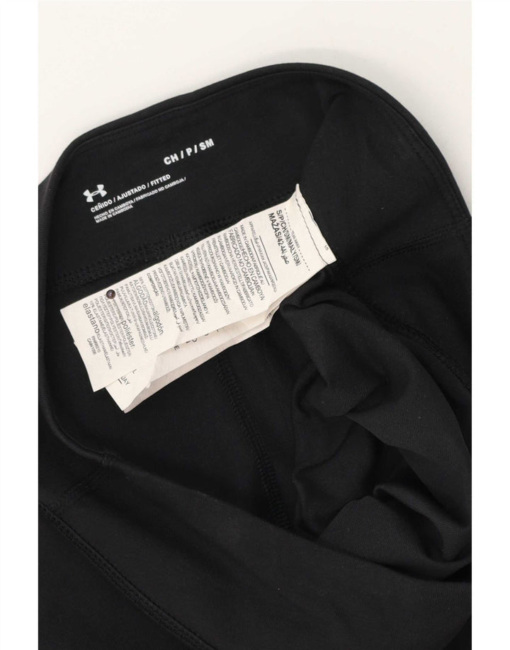 Leggings grafici da donna Under Armour UK 10 piccolo cotone nero