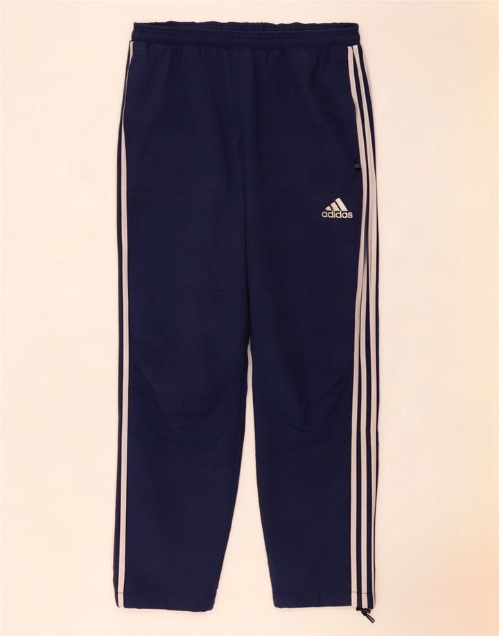 Pantaloni da tuta Adidas da uomo medi blu navy in poliammide