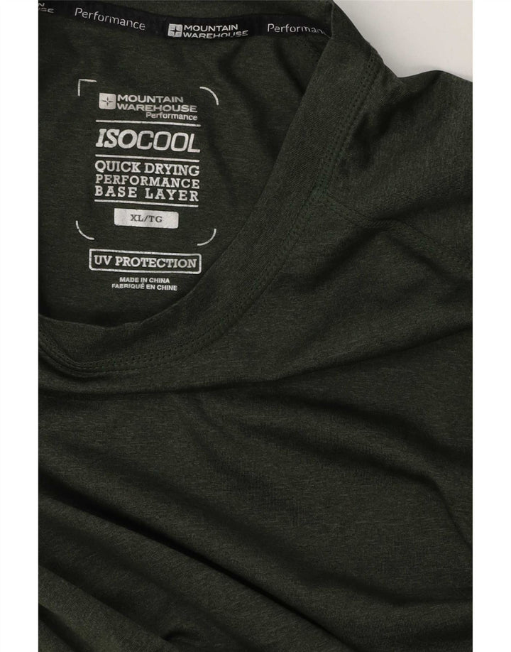 Maglietta IsoCool da uomo Mountain Warehouse XL Verde