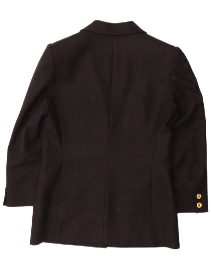 Giacca Blazer a 2 Bottoni da Donna Giorgio Grati IT 44 Lana Nera Media