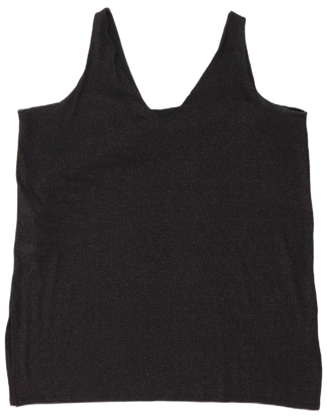Abito a tunica senza maniche da donna Marks & Spencer UK 24 4XL Poliestere nero