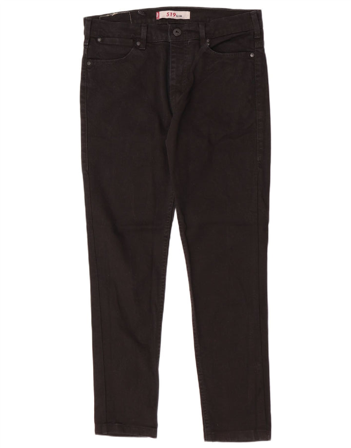 Levi's Uomo 519 Jeans Slim W33 L30 Cotone Nero