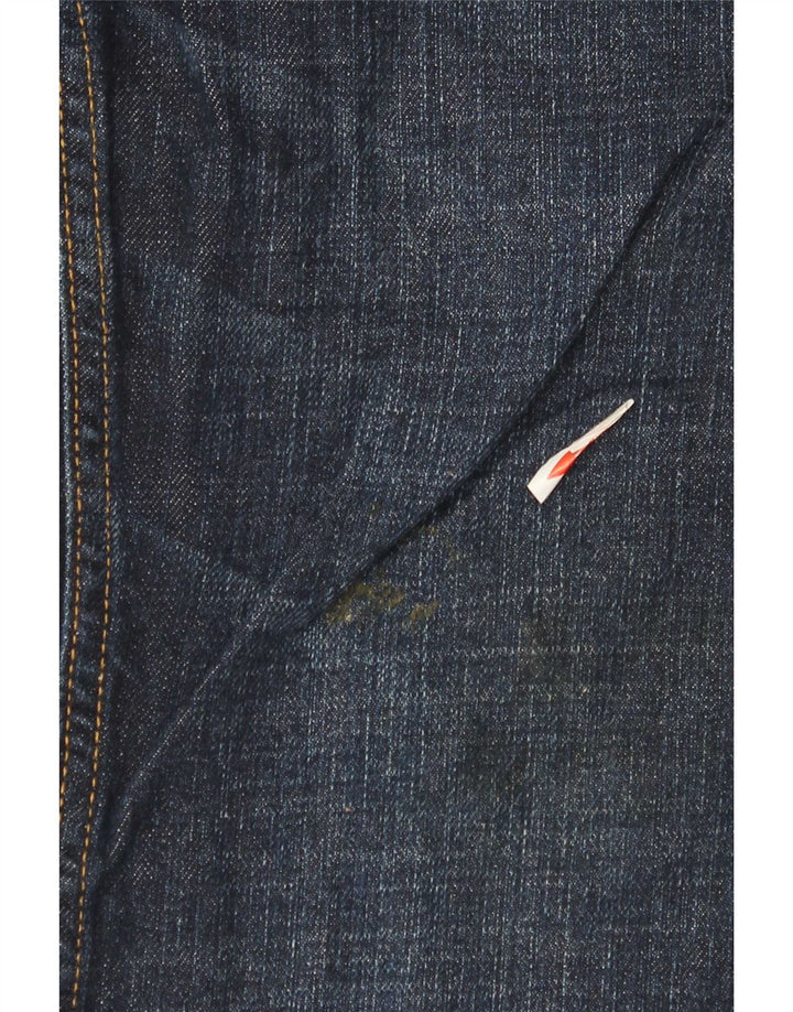 Jeans dritti da donna Weird Fish W36 L28 cotone blu navy