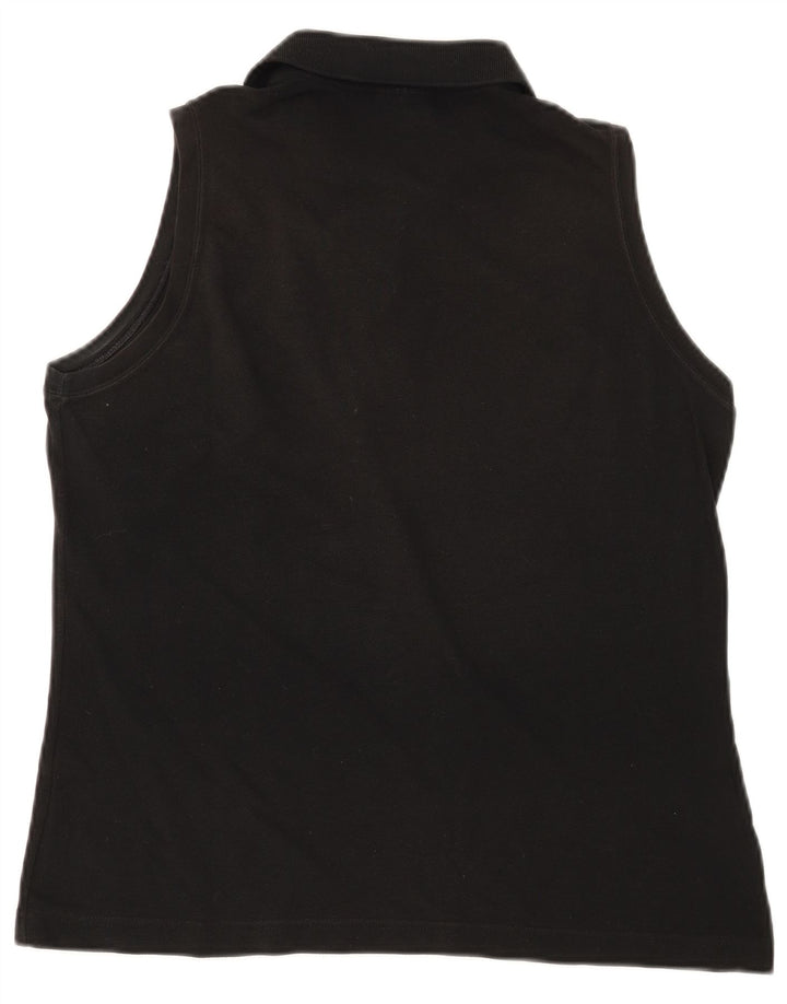 Polo senza maniche da donna Lacoste taglia 48 XL Nera