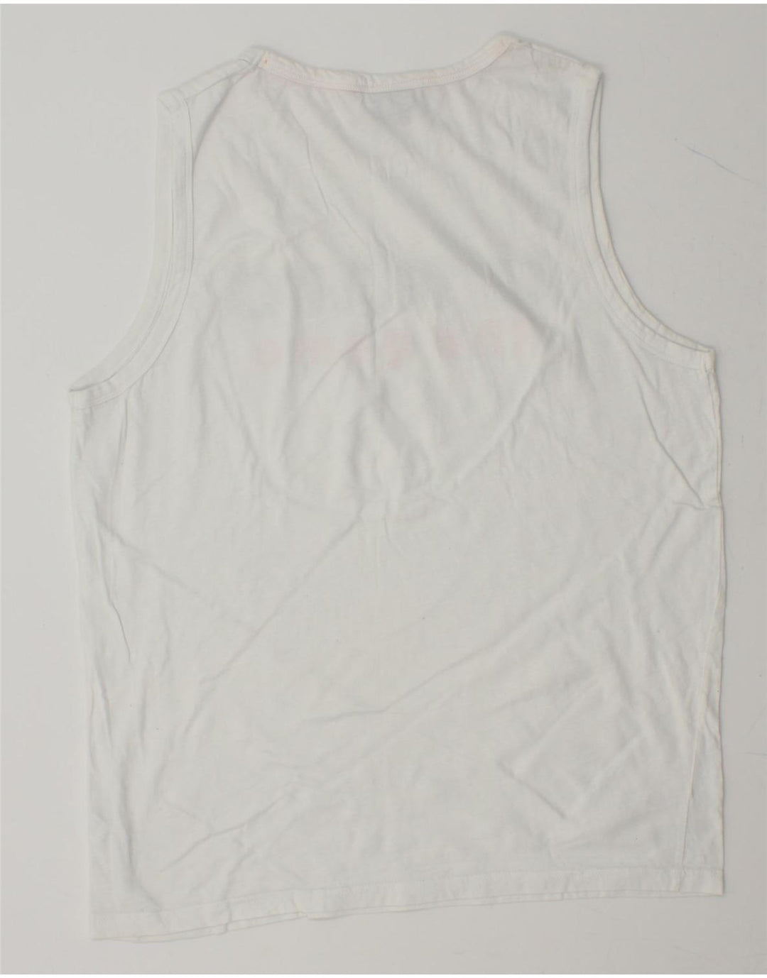 UMBRO Mens Graphic Vest Top 2XL White Cotton Vintage Umbro and Second-Hand Umbro from Messina Hembry 