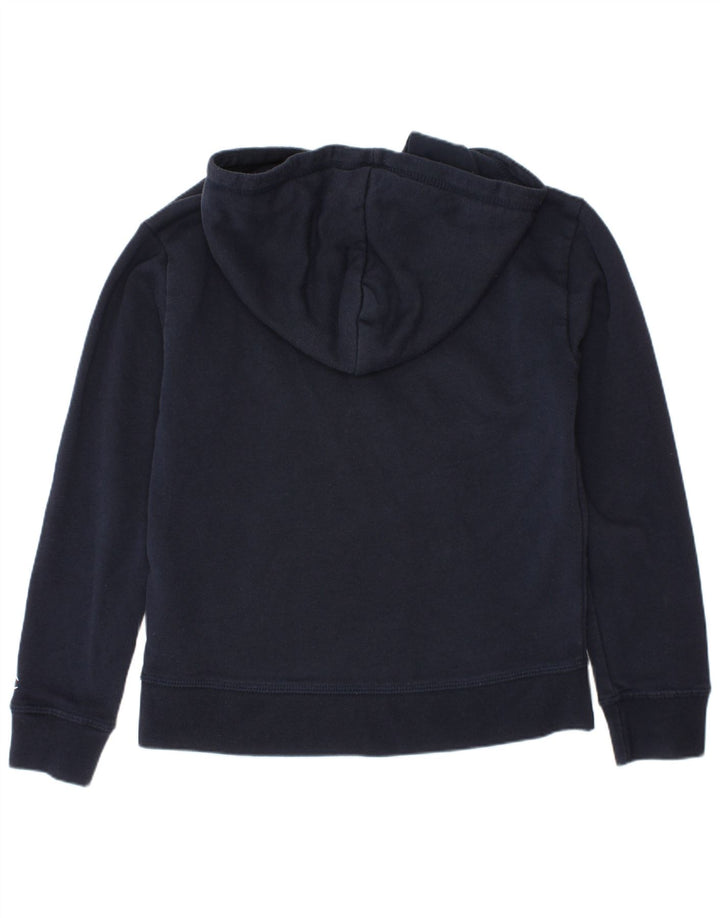 Maglione con cappuccio grafico per ragazze CHAMPION 9-10 anni cotone medio blu navy