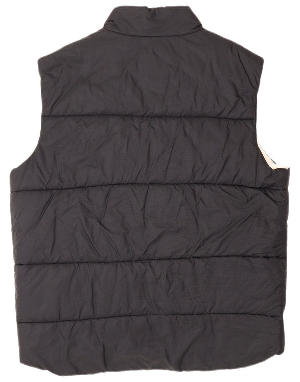 North Sails Mens Reversible Padded Gilet UK 42 XL Black Polyamide