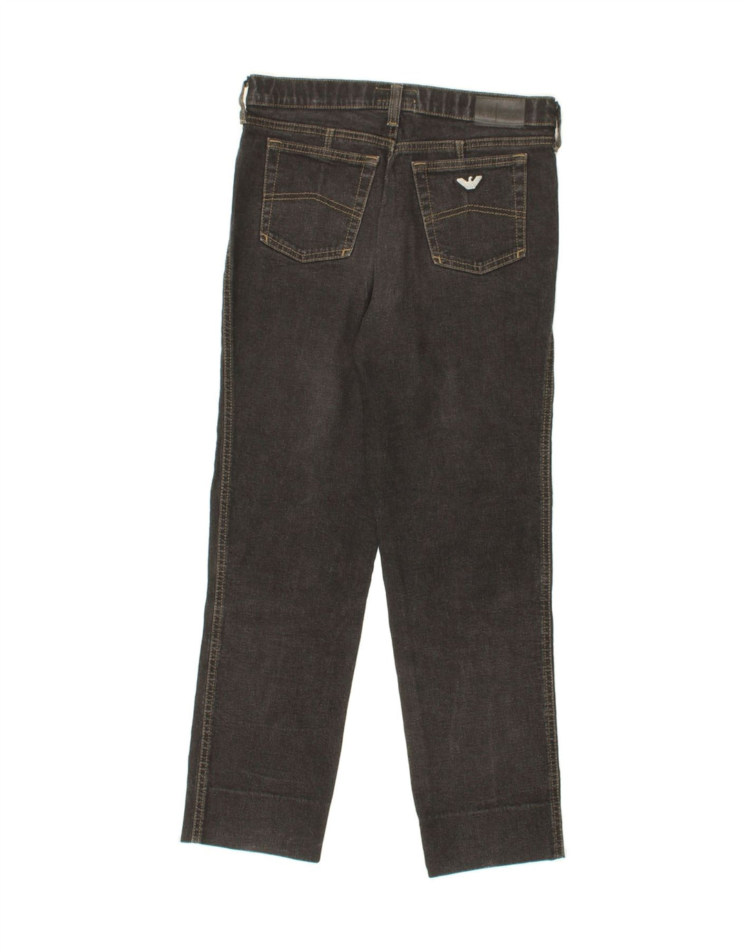 ARMANI Womens Tapered Jeans W28 L27 Grey Cotton Vintage Armani and Second-Hand Armani from Messina Hembry 