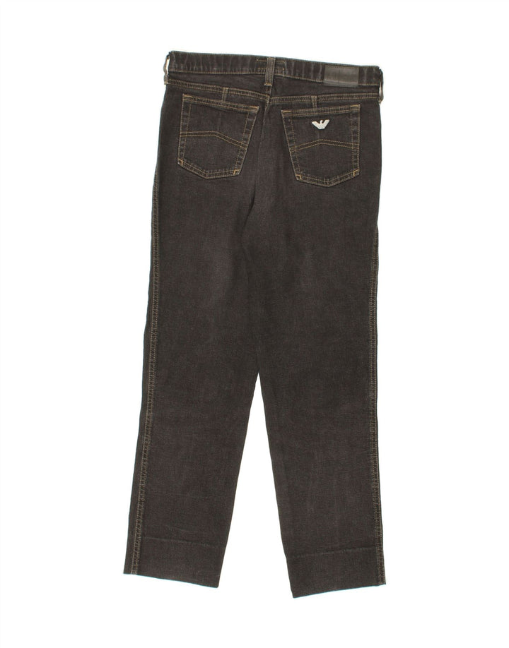 ARMANI Womens Tapered Jeans W28 L27 Grey Cotton Vintage Armani and Second-Hand Armani from Messina Hembry 