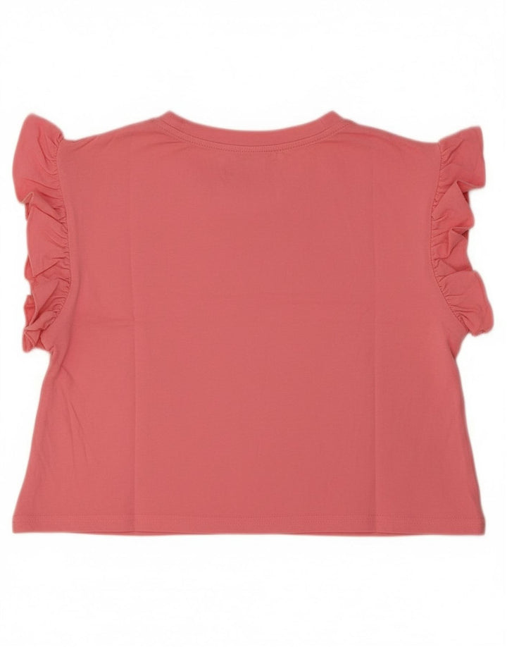 T-shirt corta oversize da donna Zara UK 10 piccola rosa