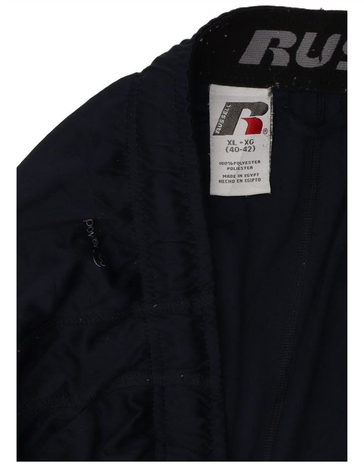 Pantaloncini sportivi da uomo RUSSELL ATHLETIC XL poliestere blu navy