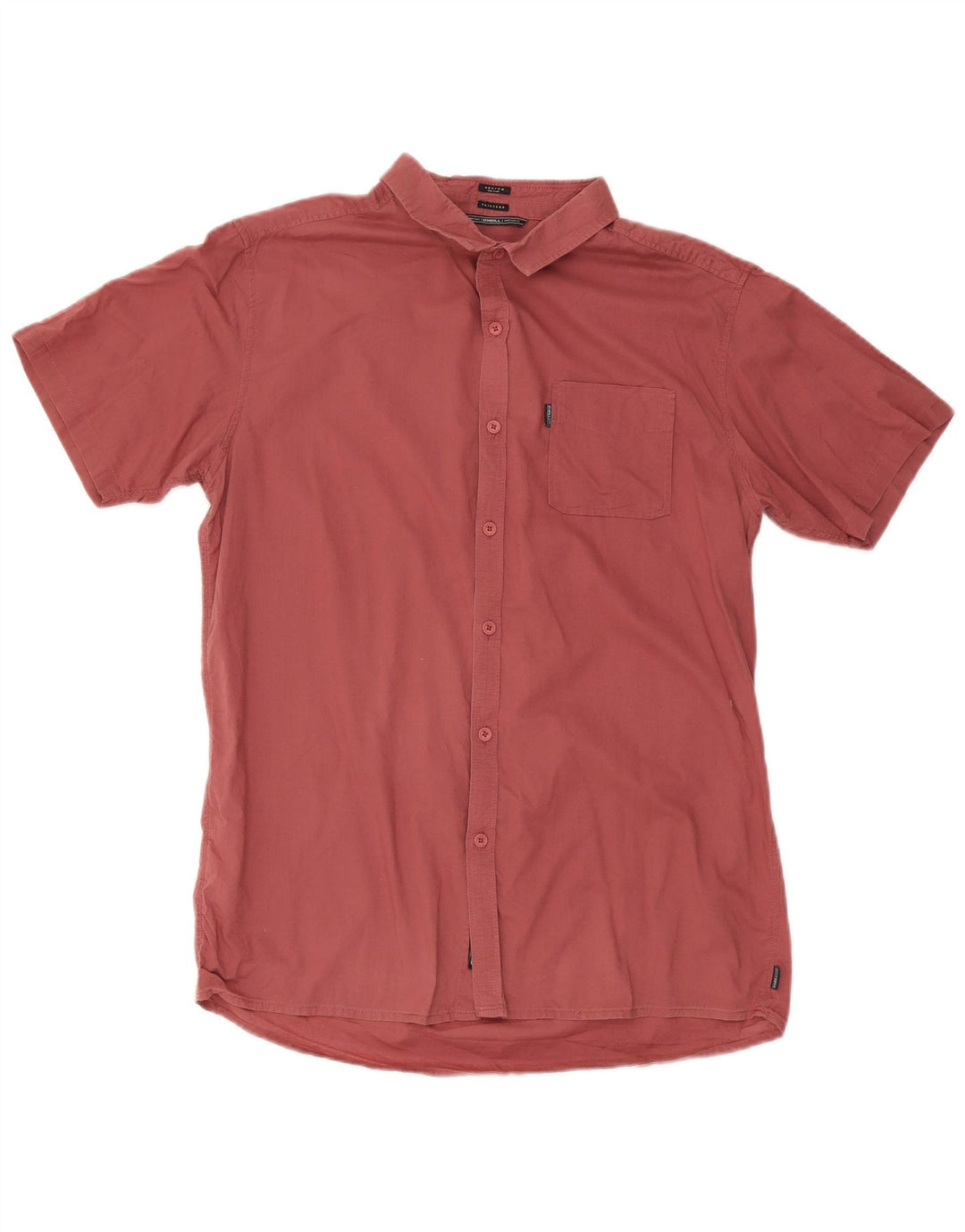 Camicia sartoriale da uomo a maniche corte O'Neill in cotone rosso medio