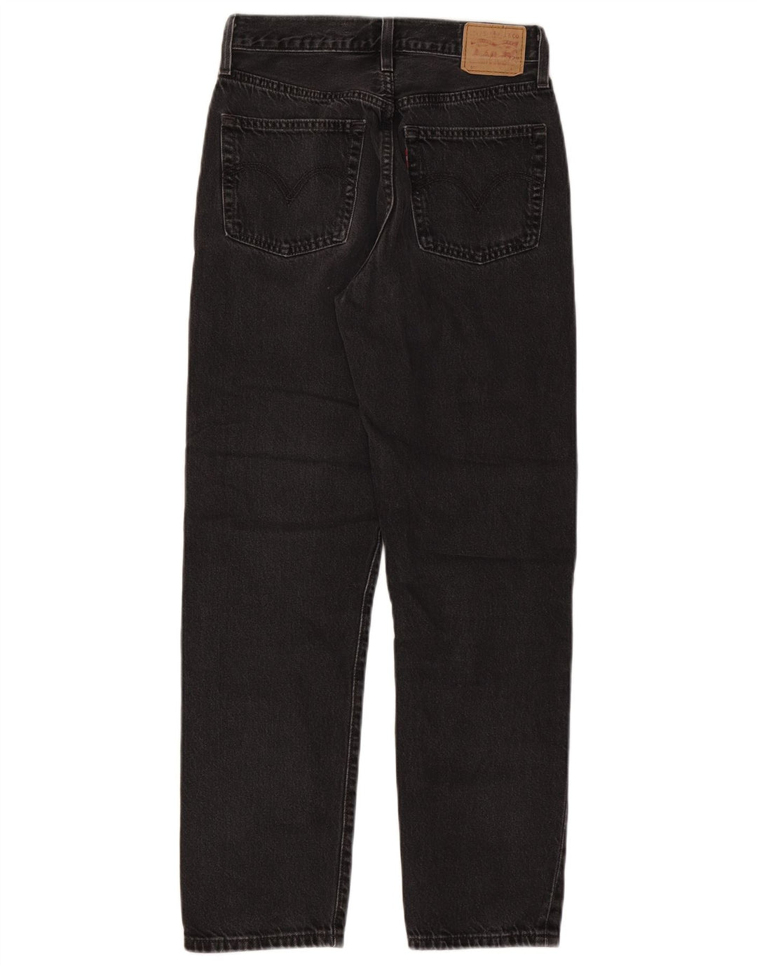 Jeans dritti Levi's 501 da donna W26 L28 cotone nero