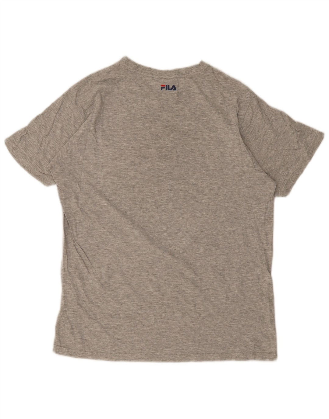 T-shirt grafica da uomo Fila Top grigio medio chiazzato