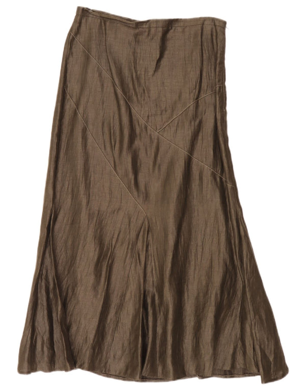 Gonna lunga da donna a vita alta Gerry Weber UK 10 piccola W30 kaki