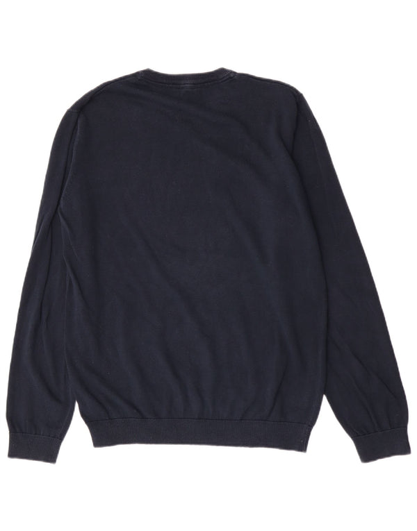 Maglione Marks & Spencer da bambino con scollo a V 15-16 anni in cotone blu navy