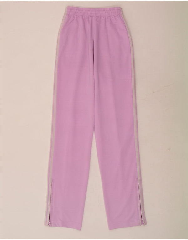 Pantaloni della tuta da donna Adidas UK 0/2 2XS poliestere viola