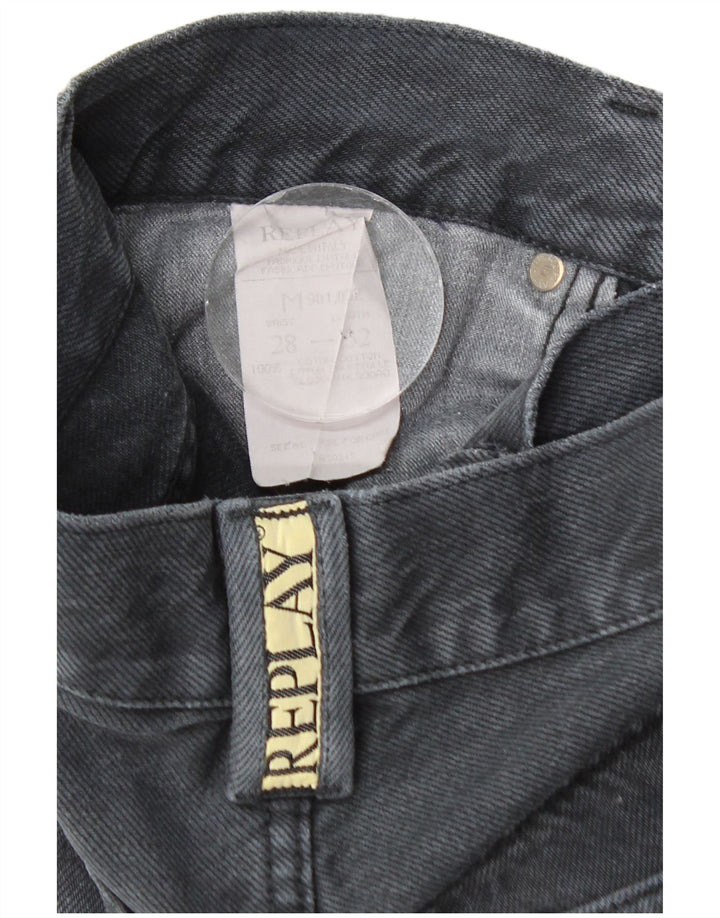 Jeans dritti da uomo Replay W28 L32 cotone grigio