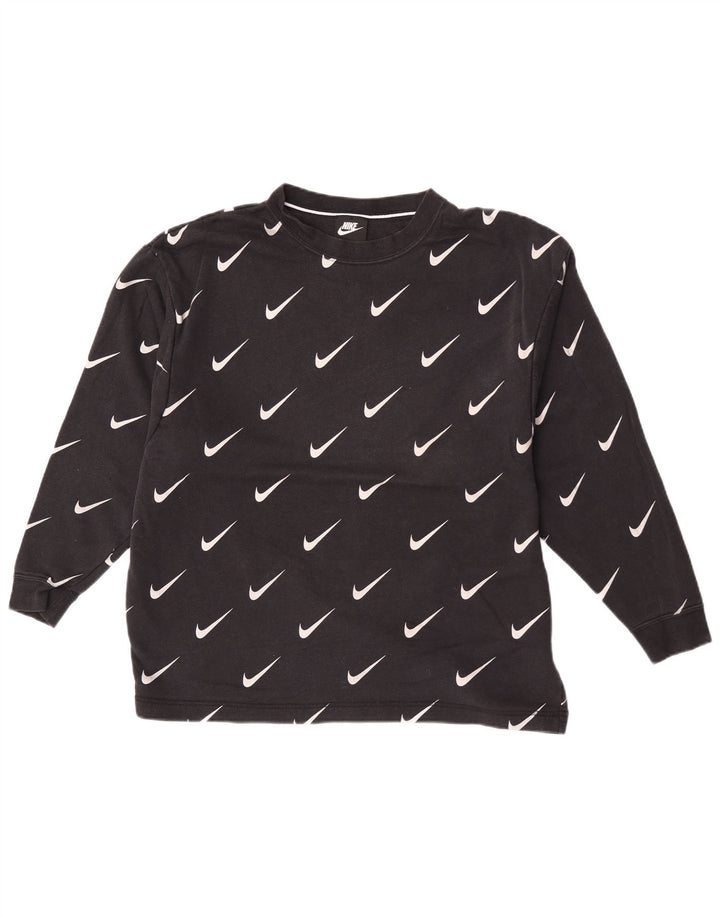 Felpa grafica da uomo Nike Felpa con logo grande nero