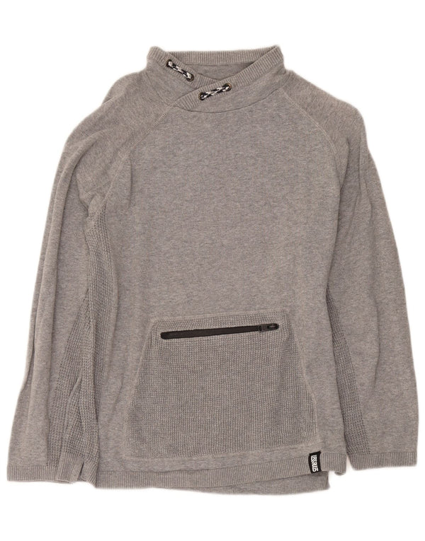 Maglione Zara per ragazze con collo alto 13-14 anni in cotone grigio