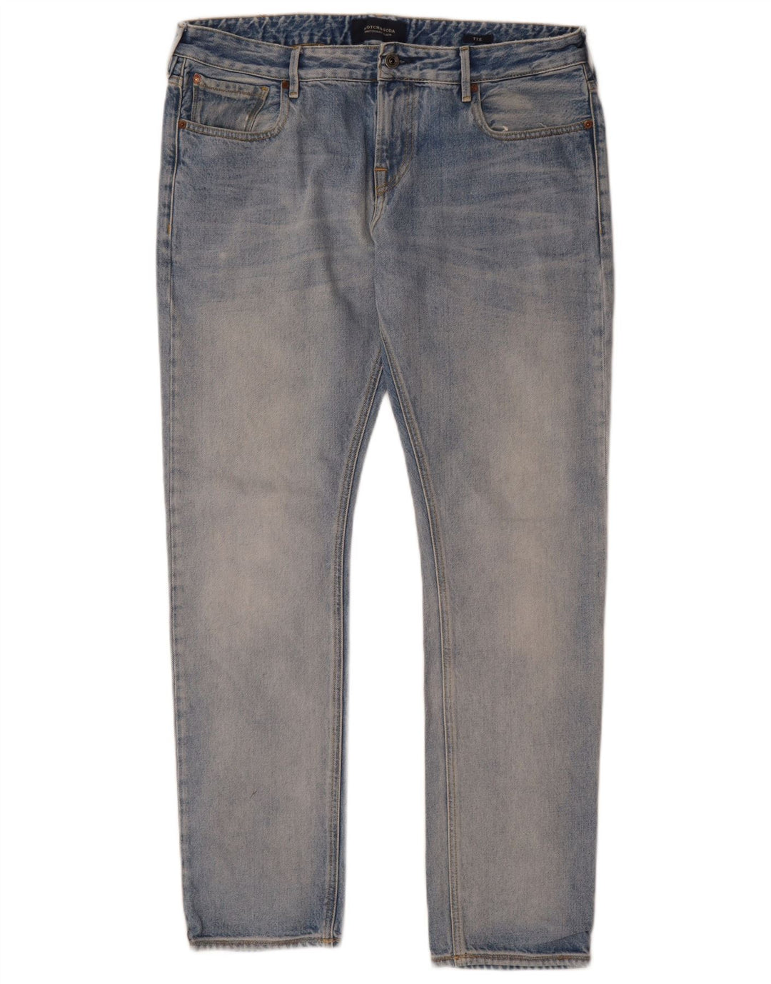 Jeans dritti da uomo SCOTCH & SODA W34 L32 cotone blu