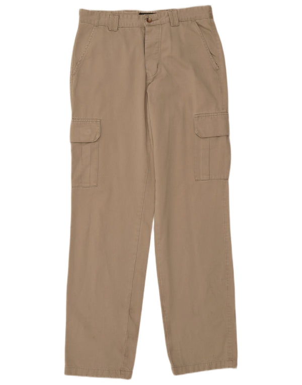 Pantaloni cargo dritti da uomo LEE W32 L34 in cotone beige
