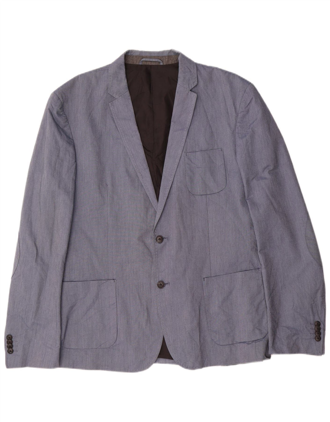 Giacca blazer da uomo a 2 bottoni Jack & Jones IT 56 3XL cotone blu