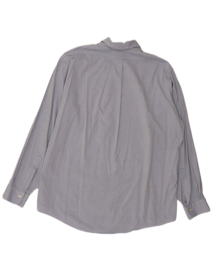 Camicia da uomo Brooks Brothers taglia 17 XL cotone blu