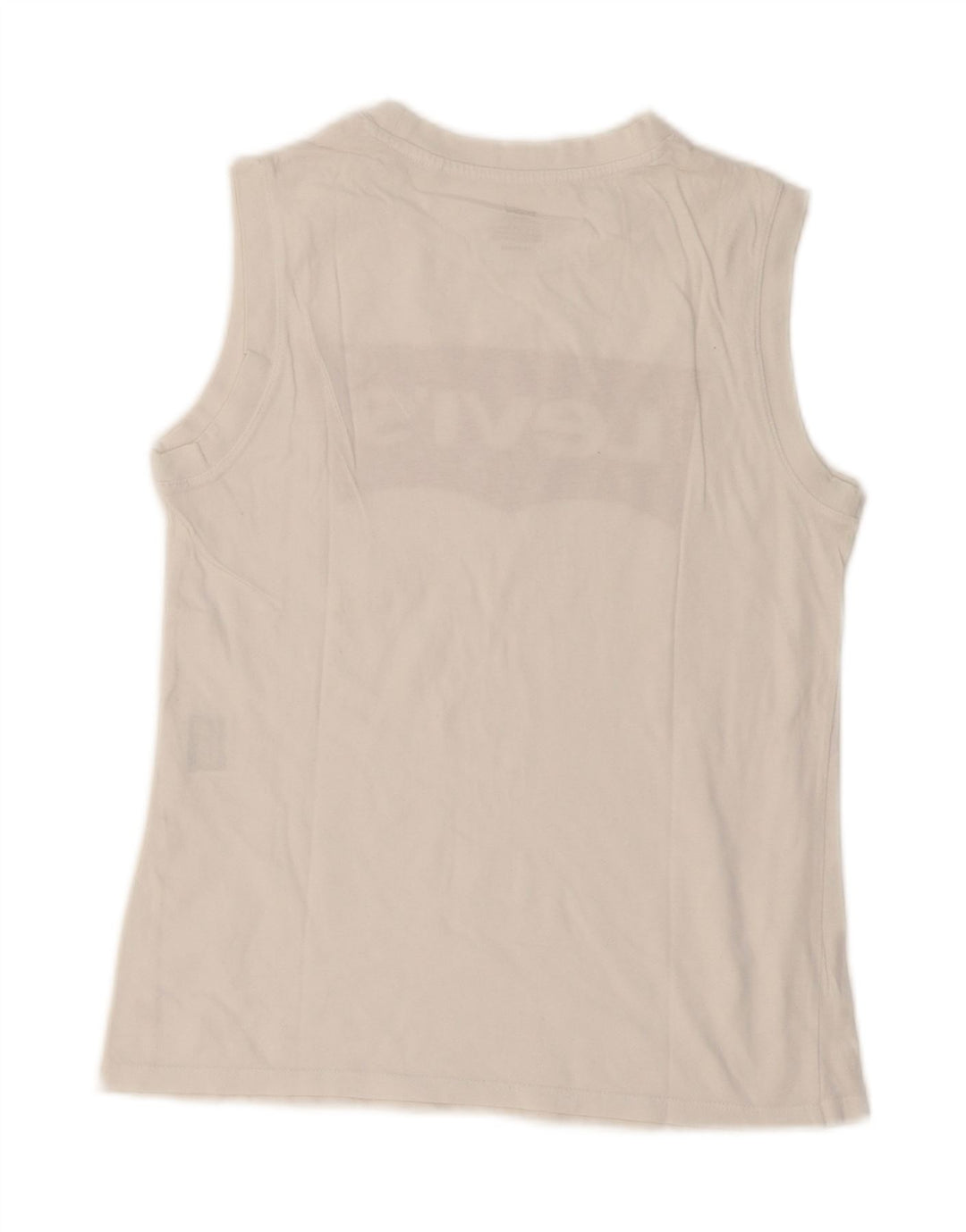 LEVI'S Womens Graphic Vest Top UK 6 XS White