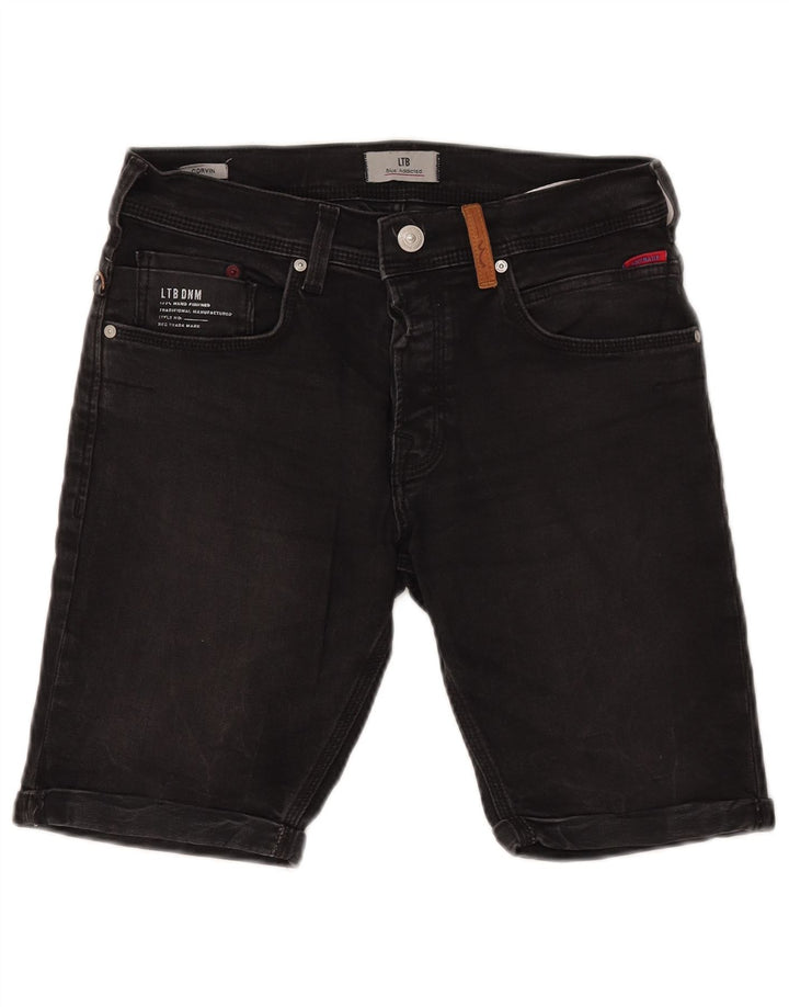 Pantaloncini di jeans da uomo LTB piccoli W28 cotone nero