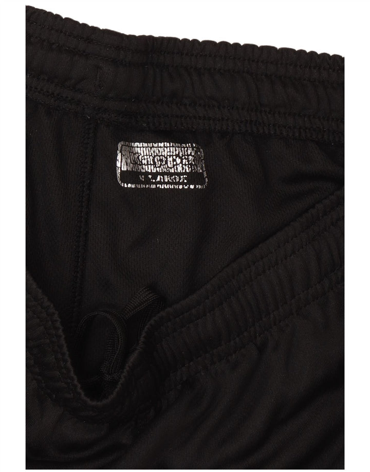Pantaloni da tuta con grafica Kappa da uomo, poliestere nero medio