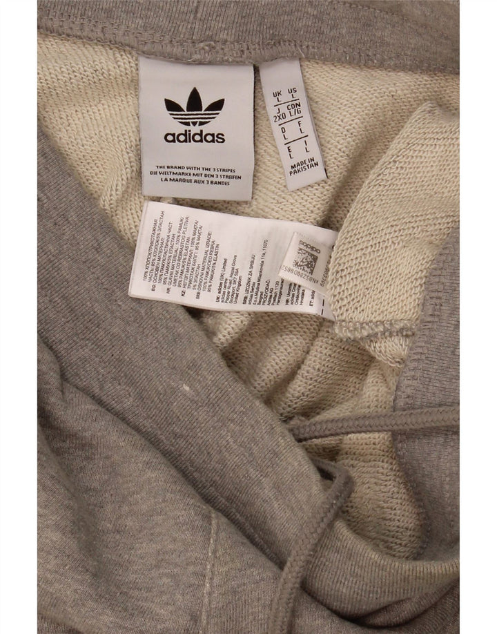 Pantaloni da tuta da uomo Adidas Joggers grandi in cotone grigio