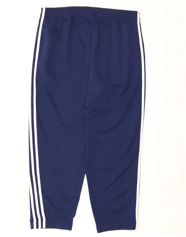 Pantaloni da tuta da uomo Adidas UK 46/48 XL Poliestere blu navy