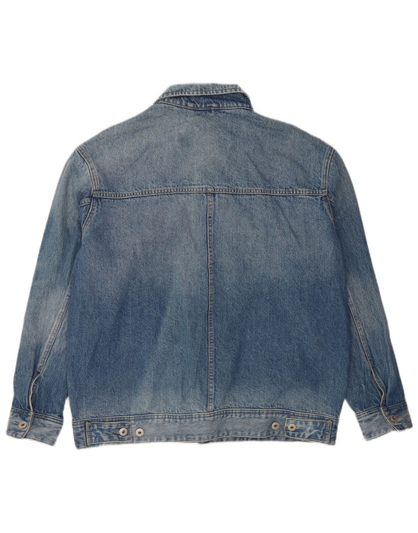 Giacca di jeans da uomo Superdry UK 40 grande cotone blu