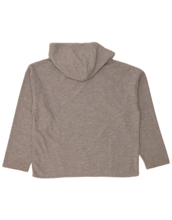 Maglione oversize con cappuccio Zara Trafaluc da donna UK 14 Poliestere grigio medio