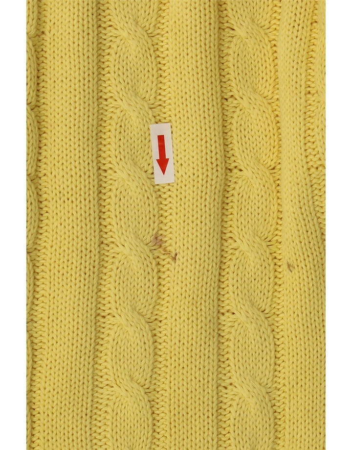 MARRONETTO Maglione Uomo Scollo a V Cotone Giallo Medio