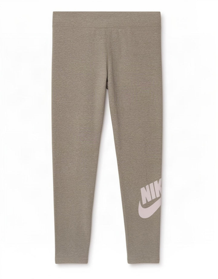 Leggings grafici da donna Nike UK 14 grande cotone grigio