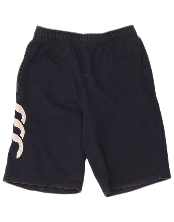 Pantaloncini sportivi grafici da uomo Canterbury piccoli in cotone blu navy