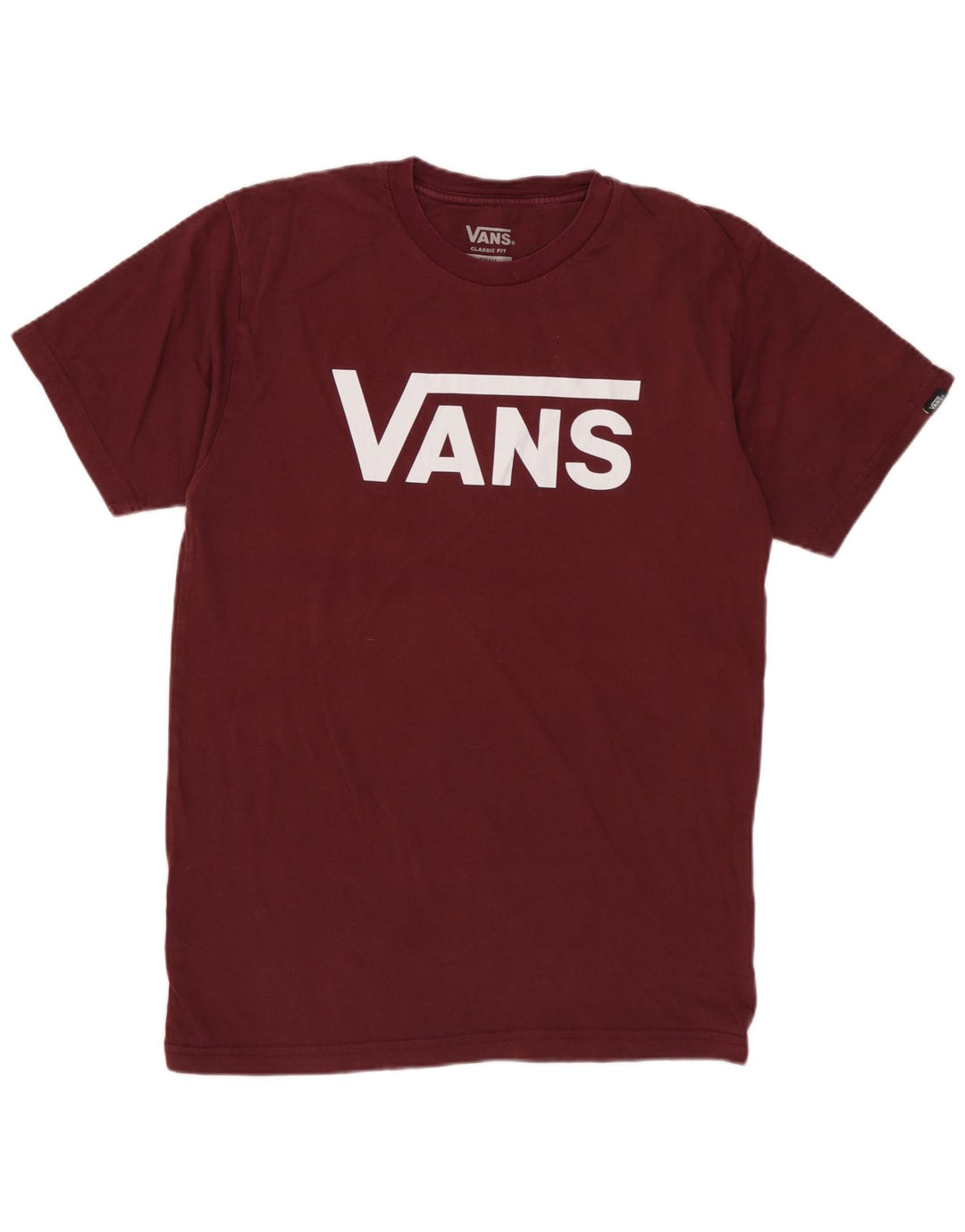 T-shirt grafica da uomo con vestibilità classica Vans, piccola, in cotone marrone