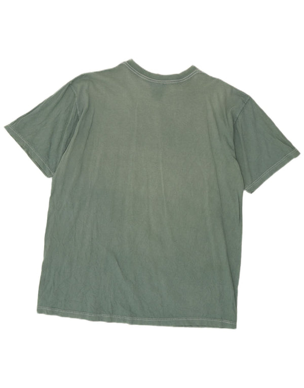 T-shirt grafica da uomo Timberland Top XL in cotone verde
