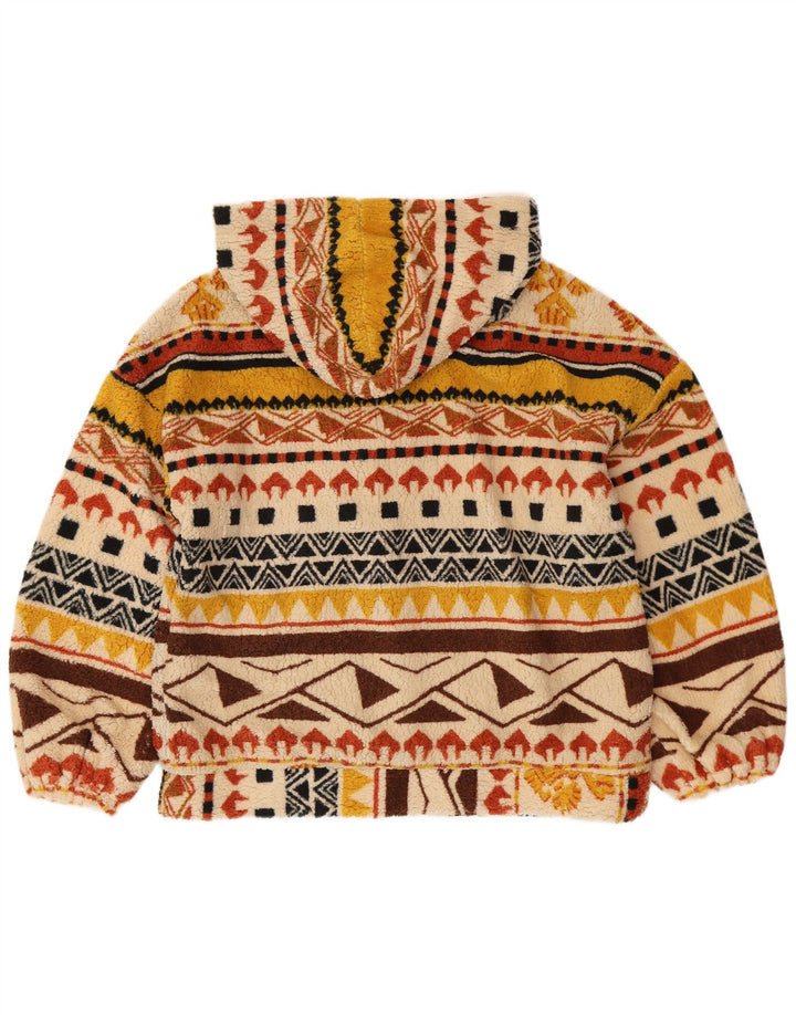 KOTON Maglione in pile con cappuccio oversize da donna EU 38 medio multicolore