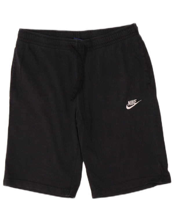Pantaloncini sportivi Nike da uomo, cotone medio nero