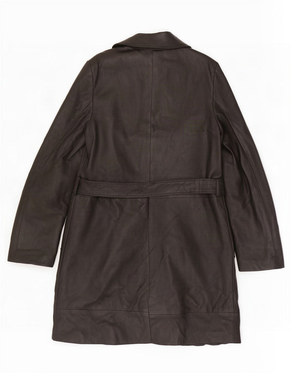Cappotto Donna In Pelle Free Heron Conbipel IT 42 Medio Nero