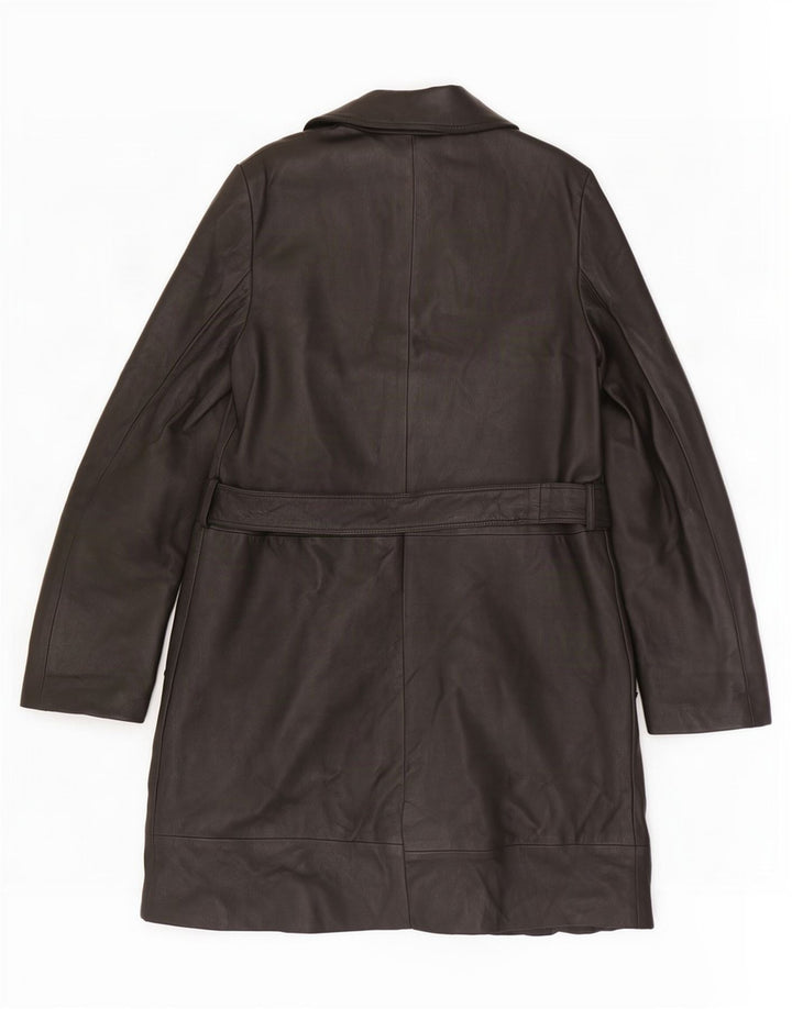 Cappotto Donna In Pelle Free Heron Conbipel IT 42 Medio Nero