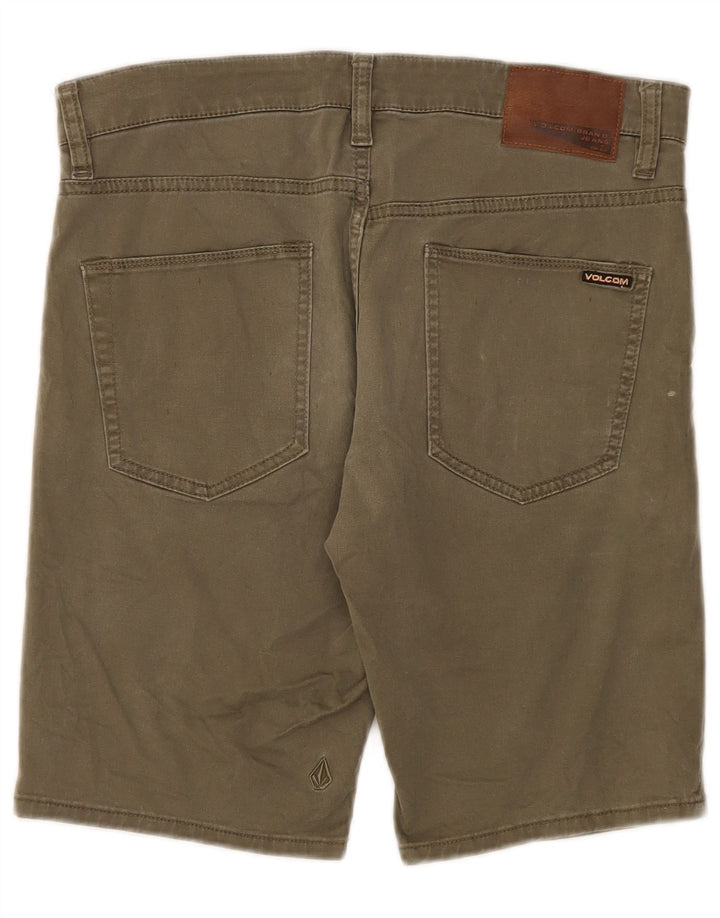 Pantaloncini di jeans Volcom Solver da uomo W30 cotone kaki medio