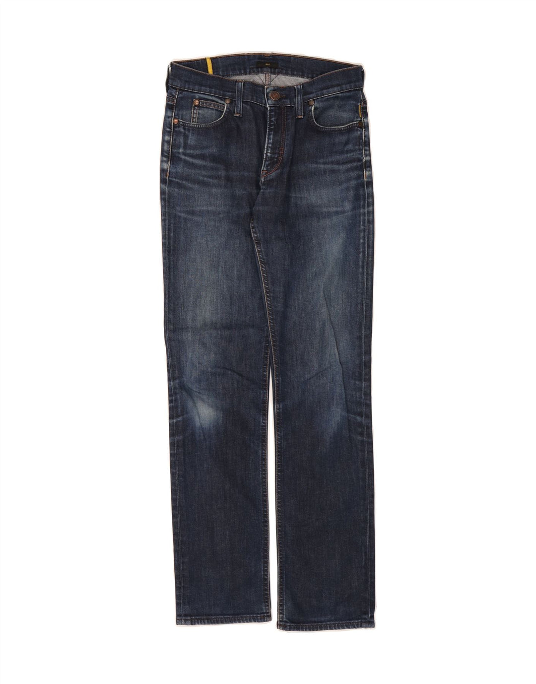 MEK Mens Straight Jeans W29 L32 Navy Blue Vintage Mek and Second-Hand Mek from Messina Hembry 