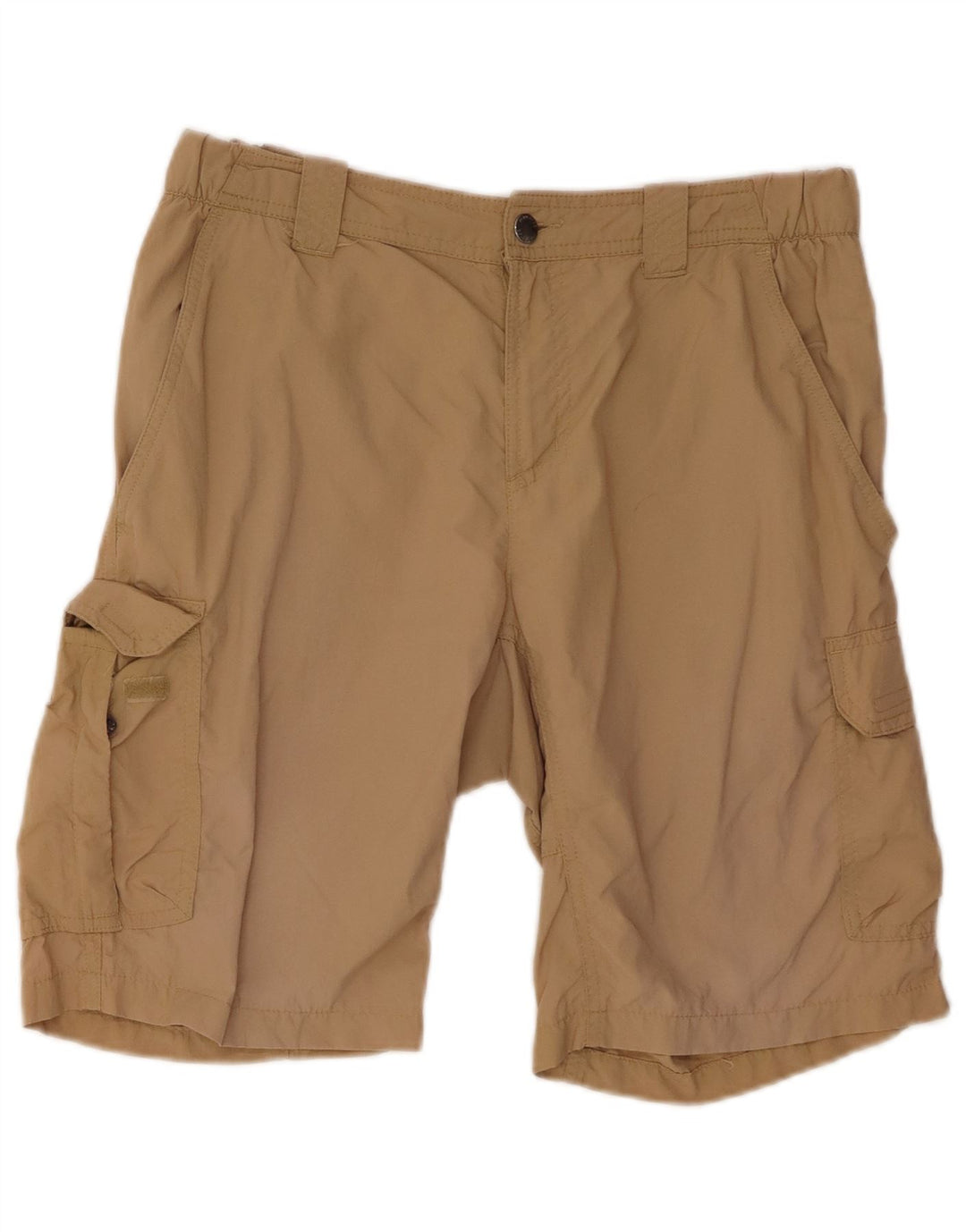 Pantaloncini cargo da uomo COLUMBIA W32 Nylon beige medio