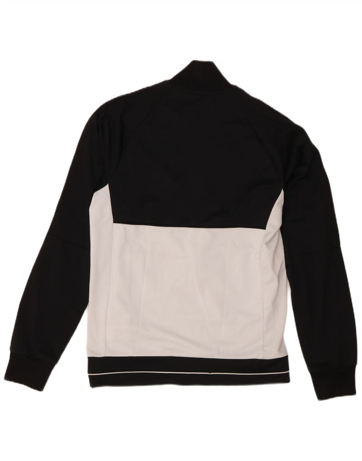 Giacca da ginnastica da uomo Adidas Small nera in poliestere color block
